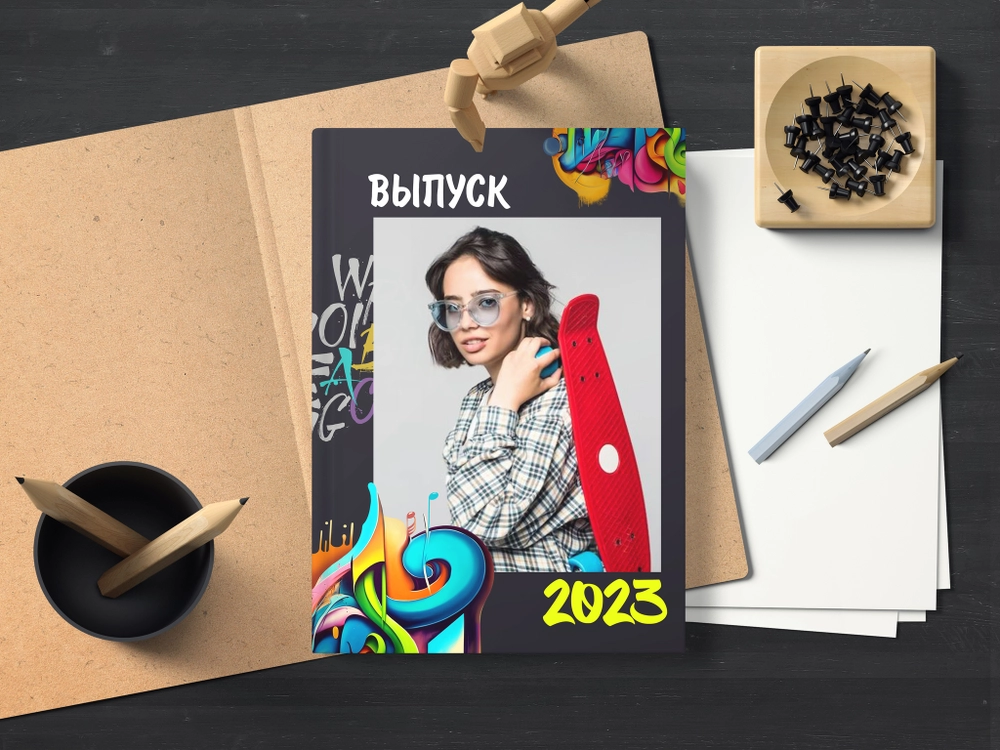 10. Шаблон фотокниги "Граффити"