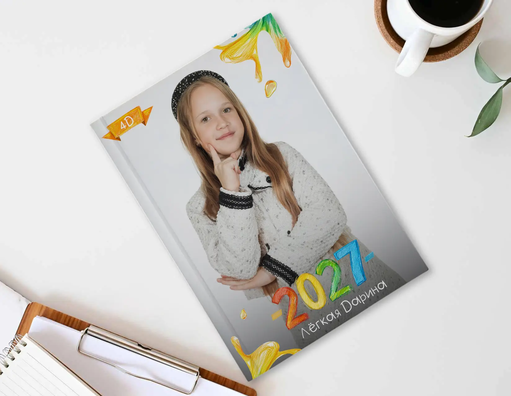 14. Шаблон фотокниги "Кляксы"
