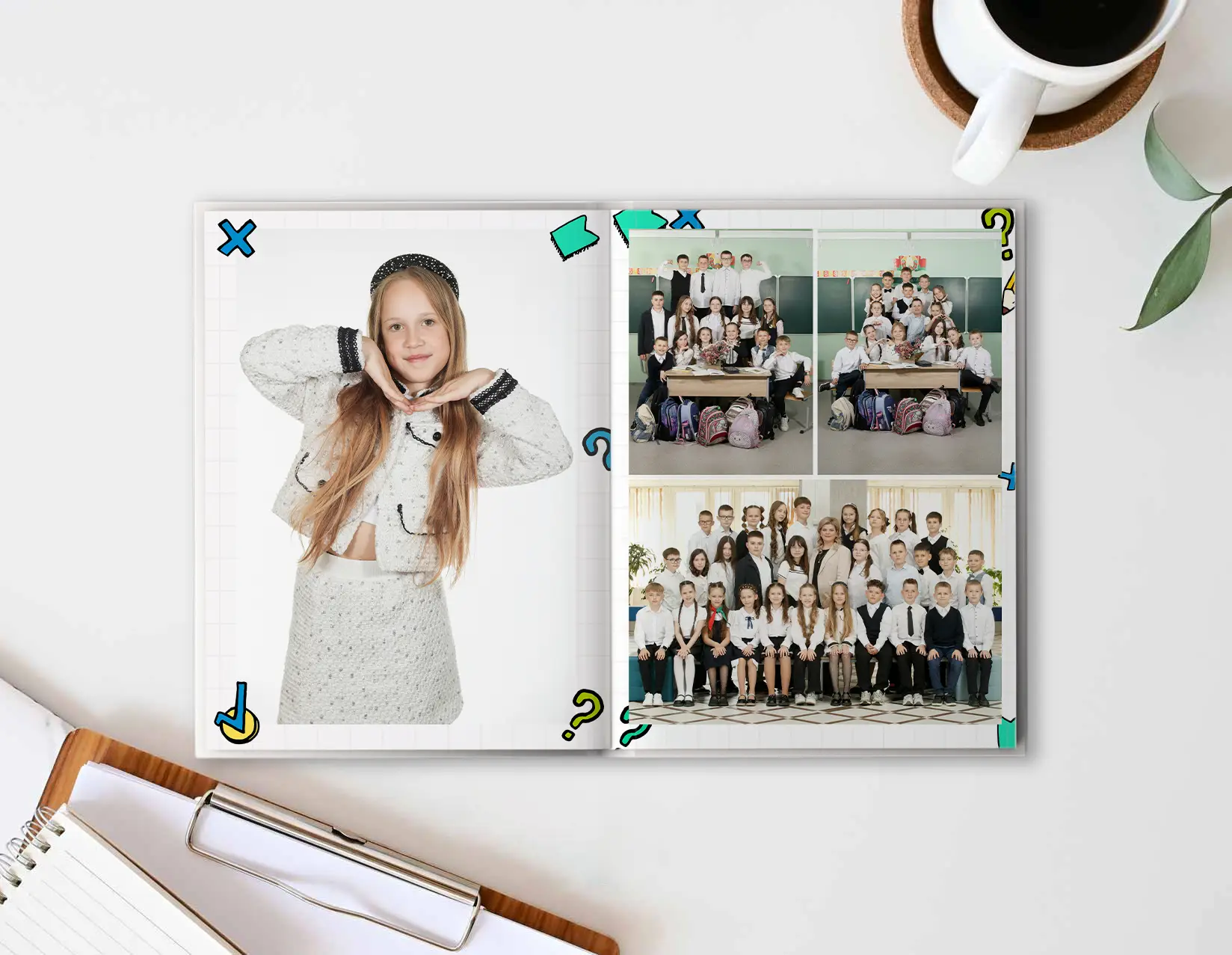 3. Шаблон фотокниги «Stikers»   