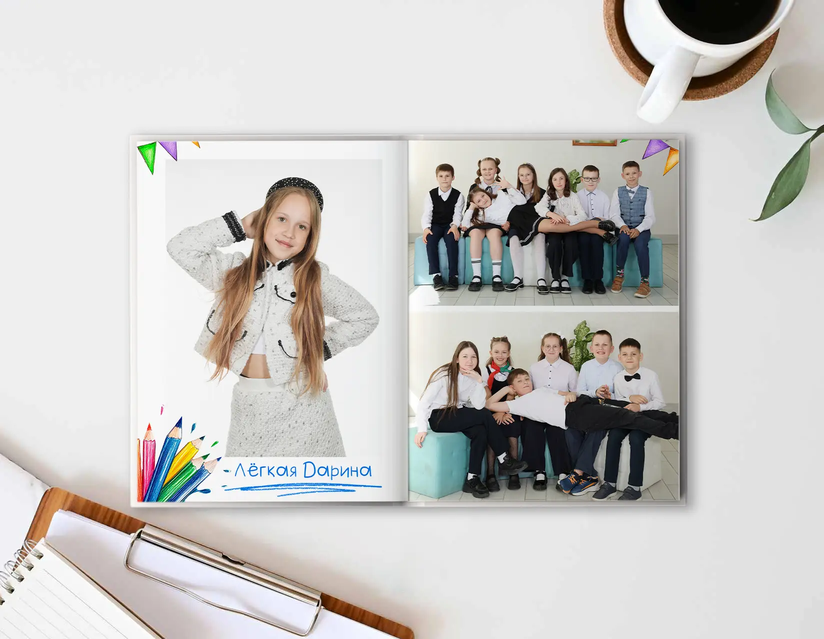 14. Шаблон фотокниги "Кляксы"