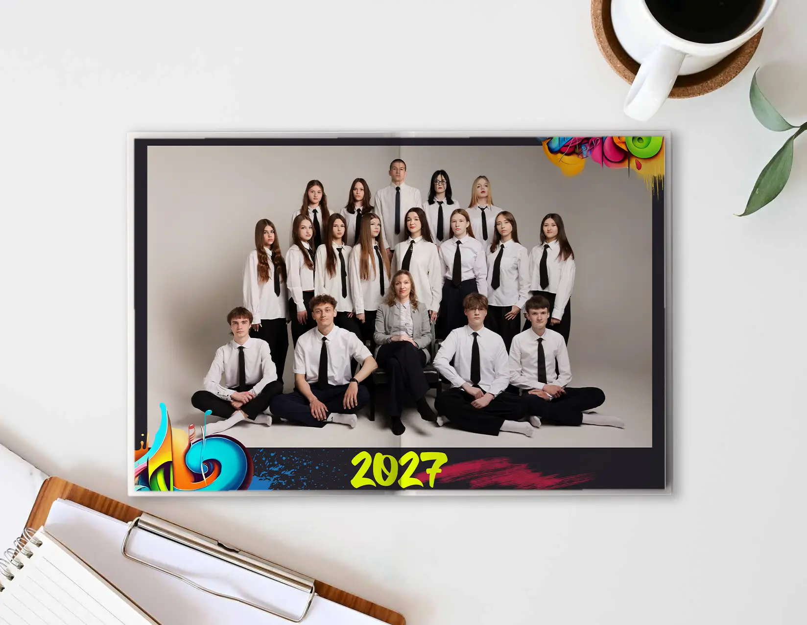10. Шаблон фотокниги "Граффити"