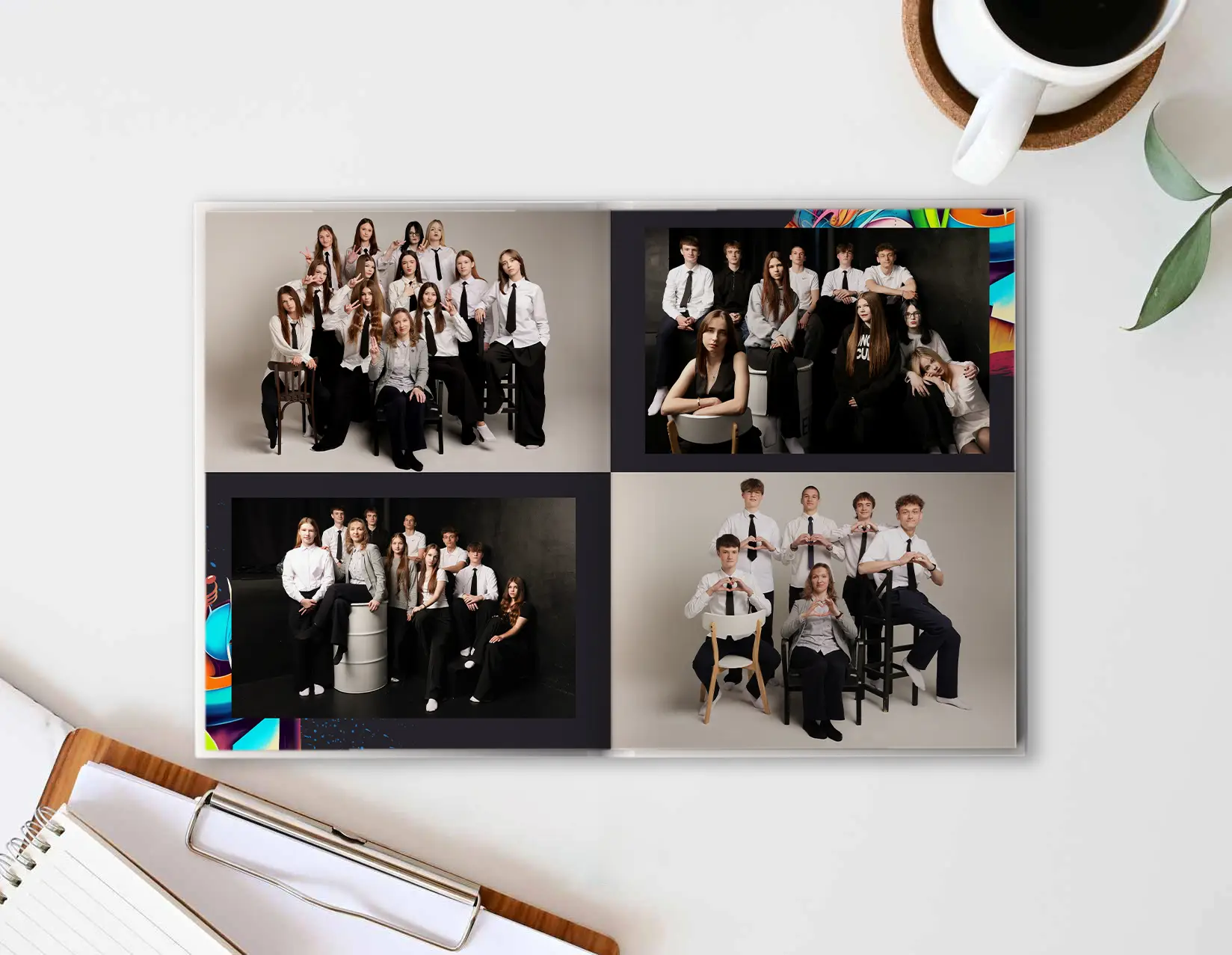 10. Шаблон фотокниги "Граффити"