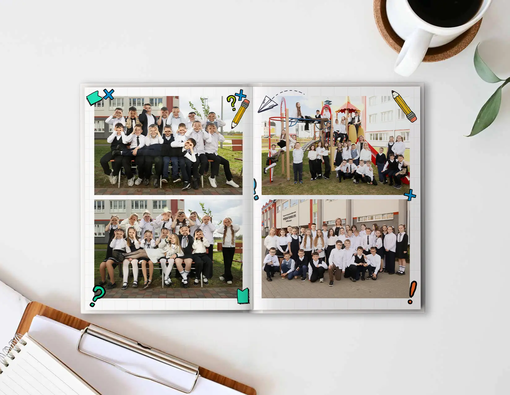 3. Шаблон фотокниги «Stikers»   
