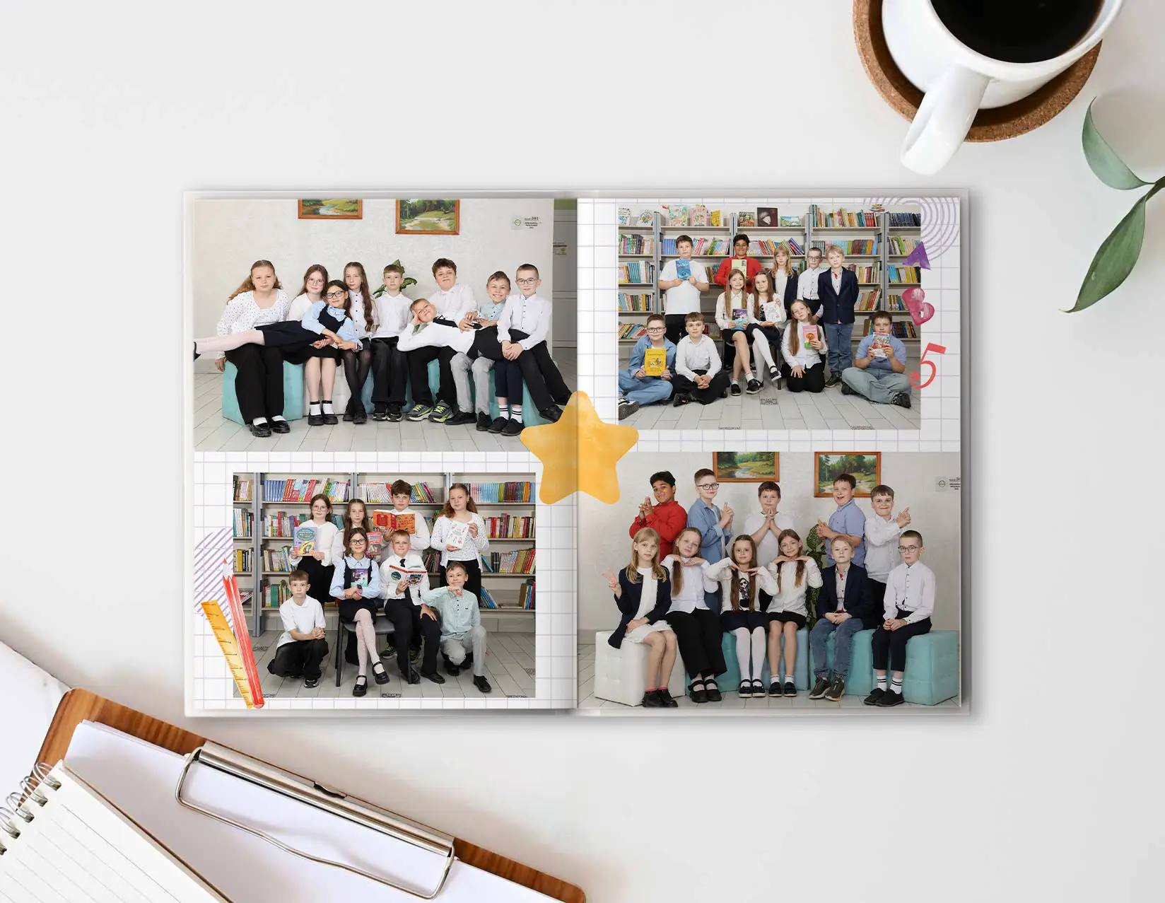 8. Шаблон фотокниги "Алфавит"