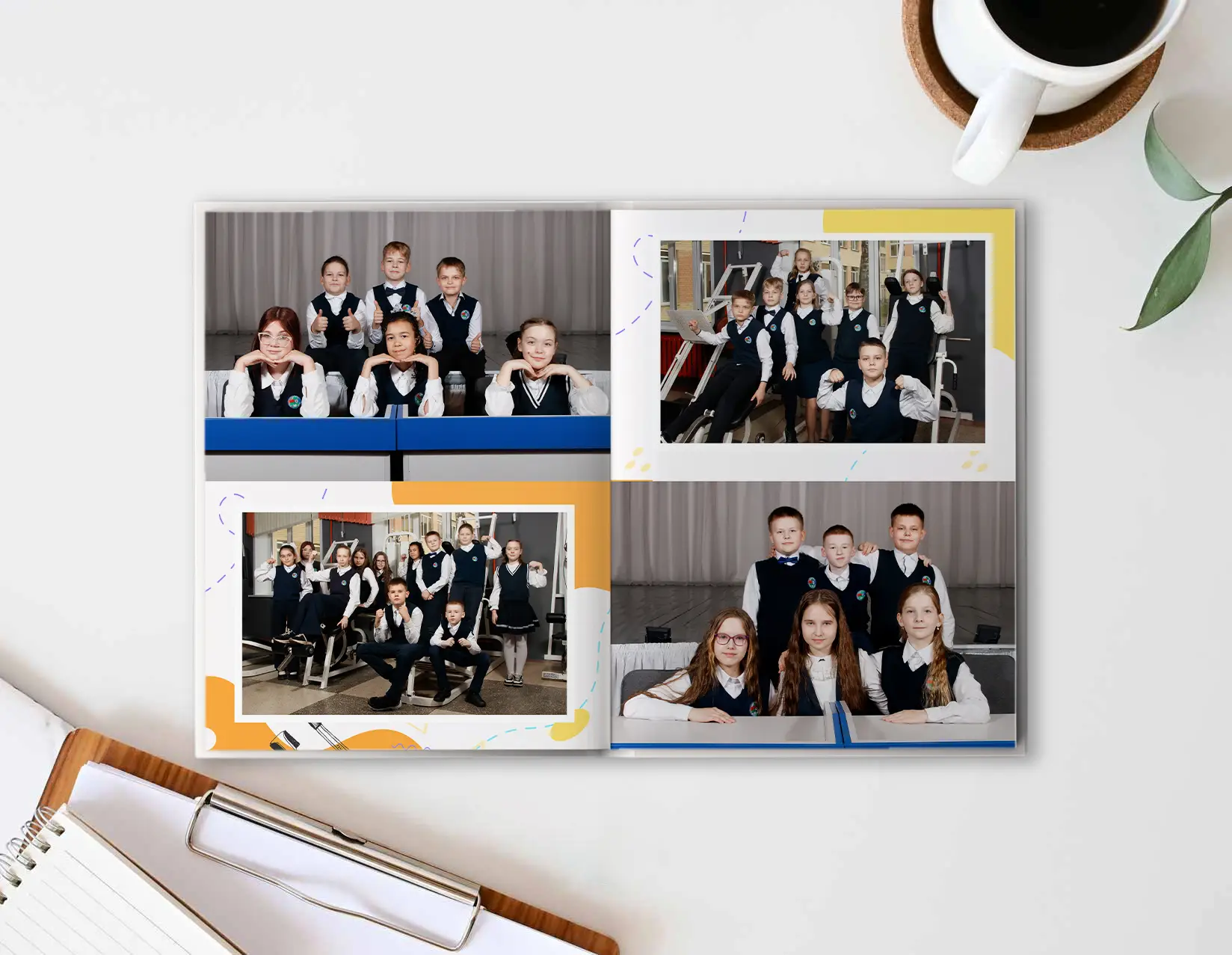12. Шаблон фотокниги "Скетчбук"