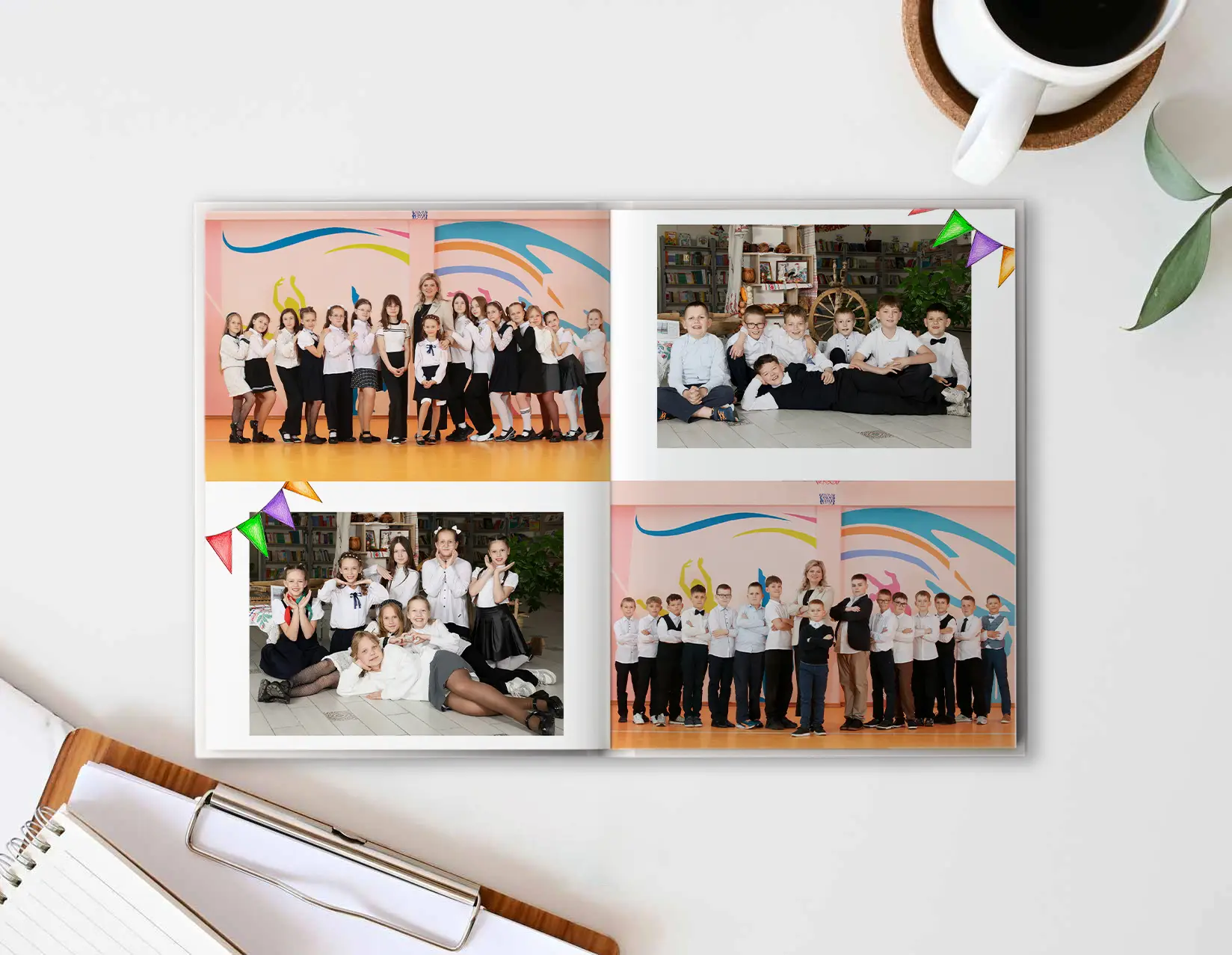 14. Шаблон фотокниги "Кляксы"