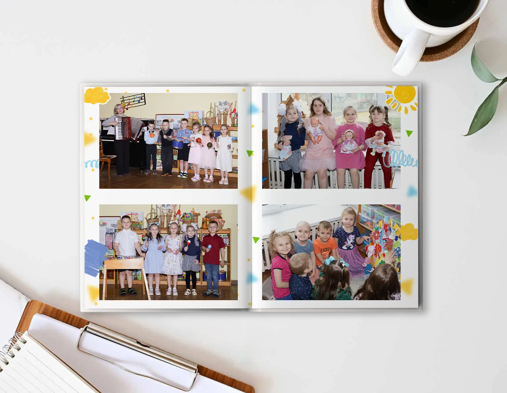 7. Шаблон фотокниги «Солнышко»  